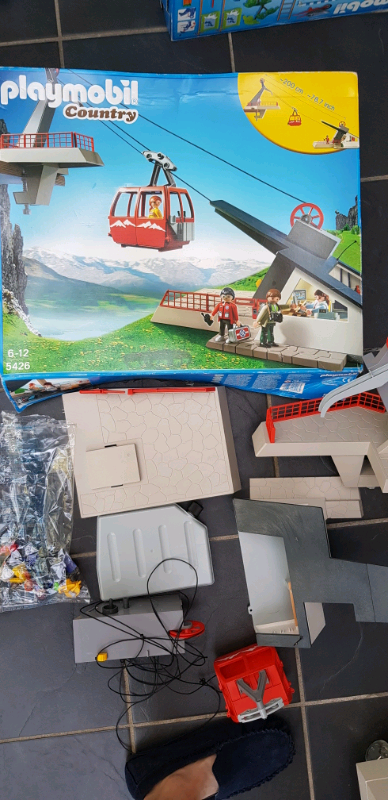 playmobil mountain cable car